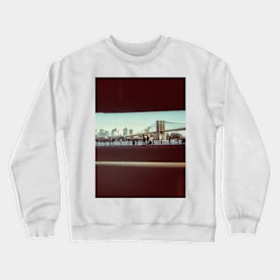 Two Bridges, Manhattan, NYC Crewneck Sweatshirt